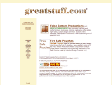 Tablet Screenshot of greatstuff.com